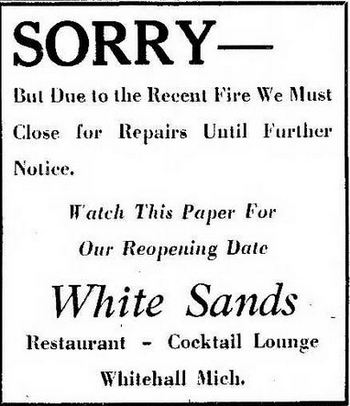Garys Restaurant (The Chamber Bar & Grill, White Sands Restaurant) - Sept 21 1961 Ad